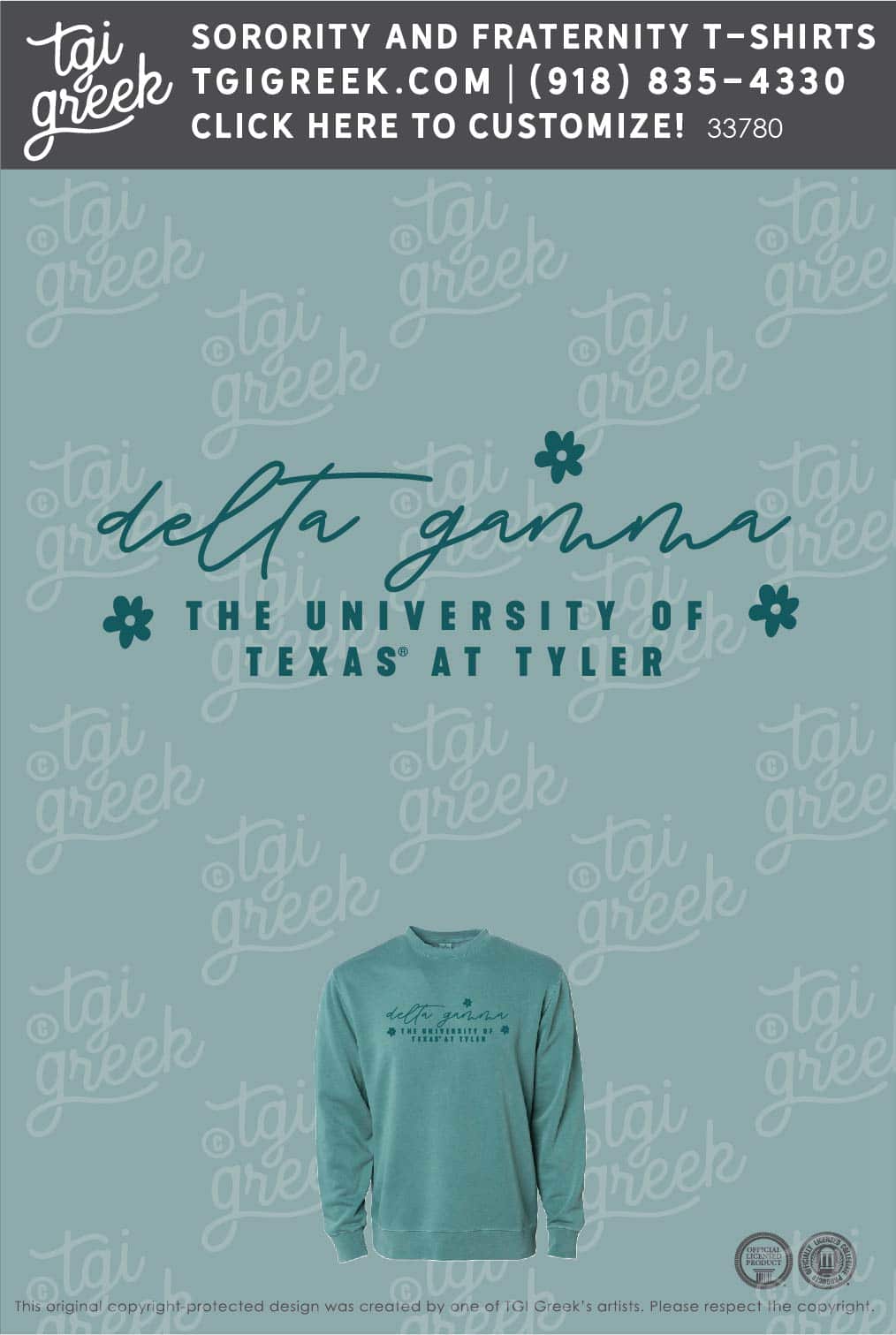 Delta Gamma – UTT Winter Shirt Order