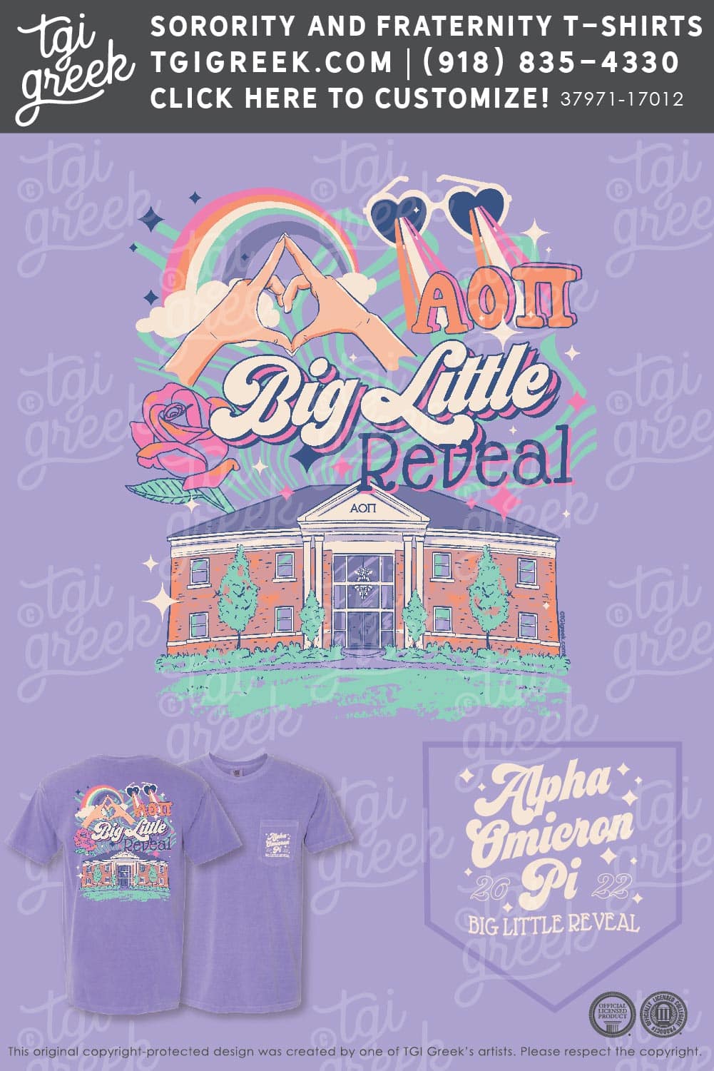 Alpha Omicron Pi- USAL Big Little Reveal