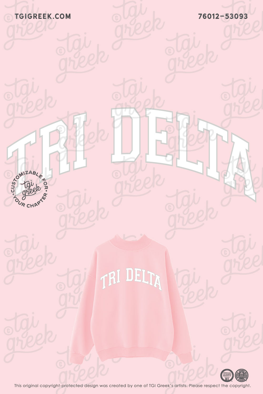 Delta Delta Delta – KSU PR Mock Neck