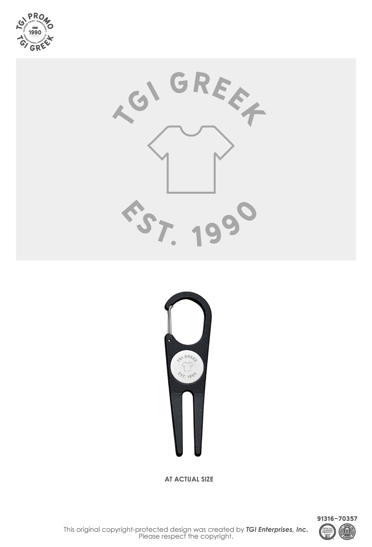 TGI Promo – Ball Marker