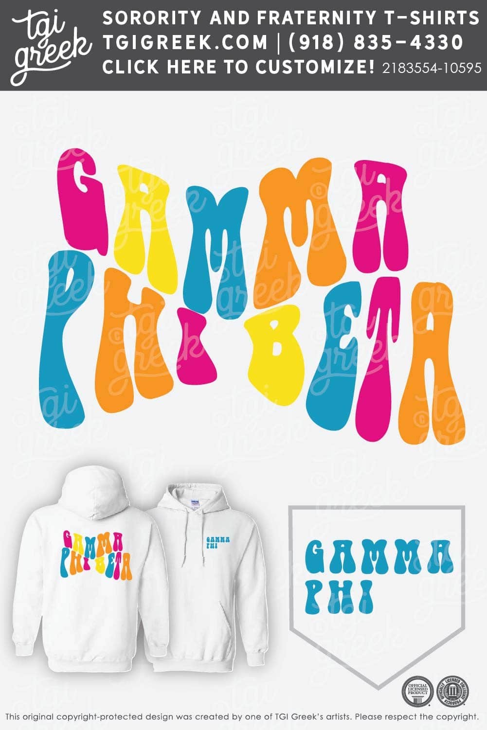 TGI – Gamma Phi Beta Short Set Live Sale