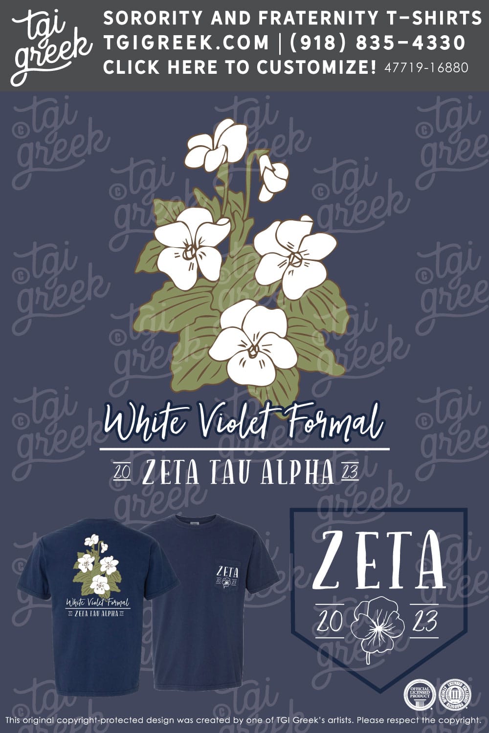 Zeta Tau Alpha – CCL White Violet Formal