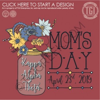 TGI-KAT Moms Day Mason Jar