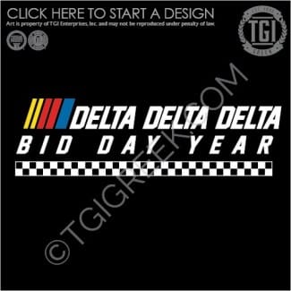 TGI-Delta Delta Delta Nascar Bid Day