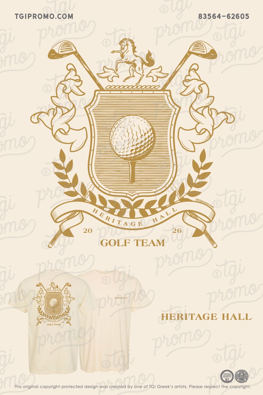 Heritage Hall HS – Golf Emblem