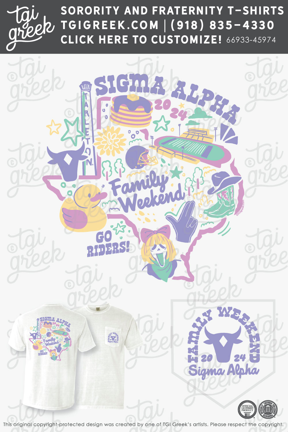 Sigma Alpha – TSU Family Weekend Shirt