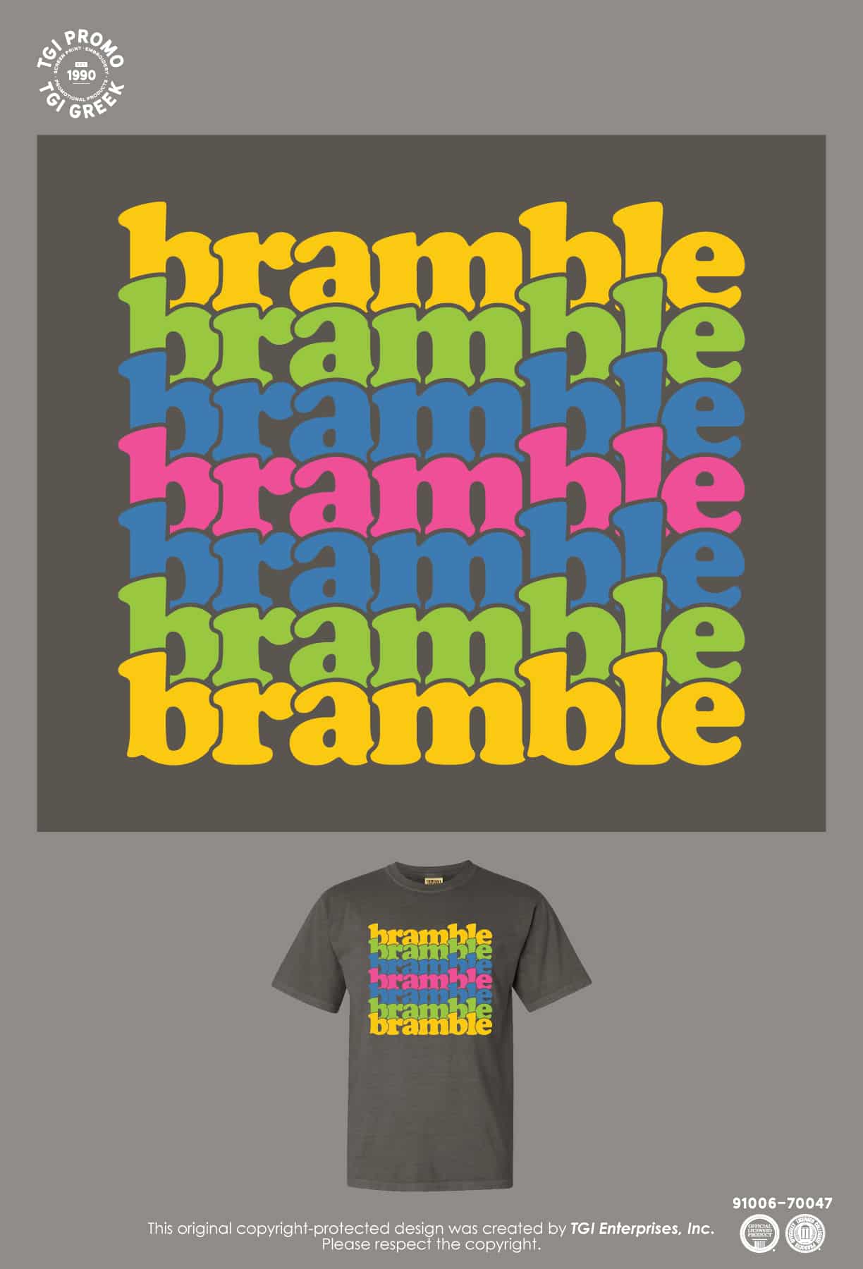 3 Sirens Restaurant Group – Bramble Summer Tee