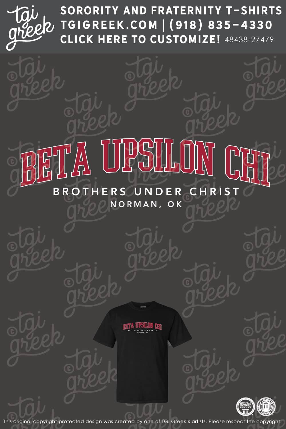 Beta Upsilon Chi – OU Winter PR Collegiate Tee