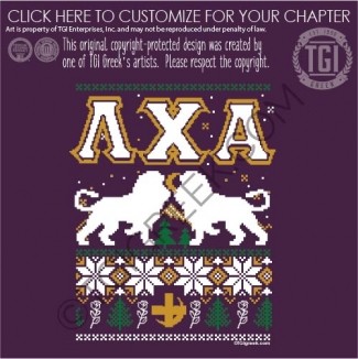 Lambda Chi Alpha – TU Christmas Sweatshirts