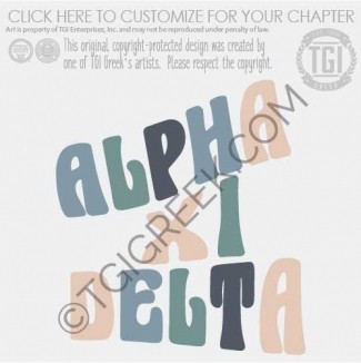 TGI – Alpha Xi Delta Colorful PR