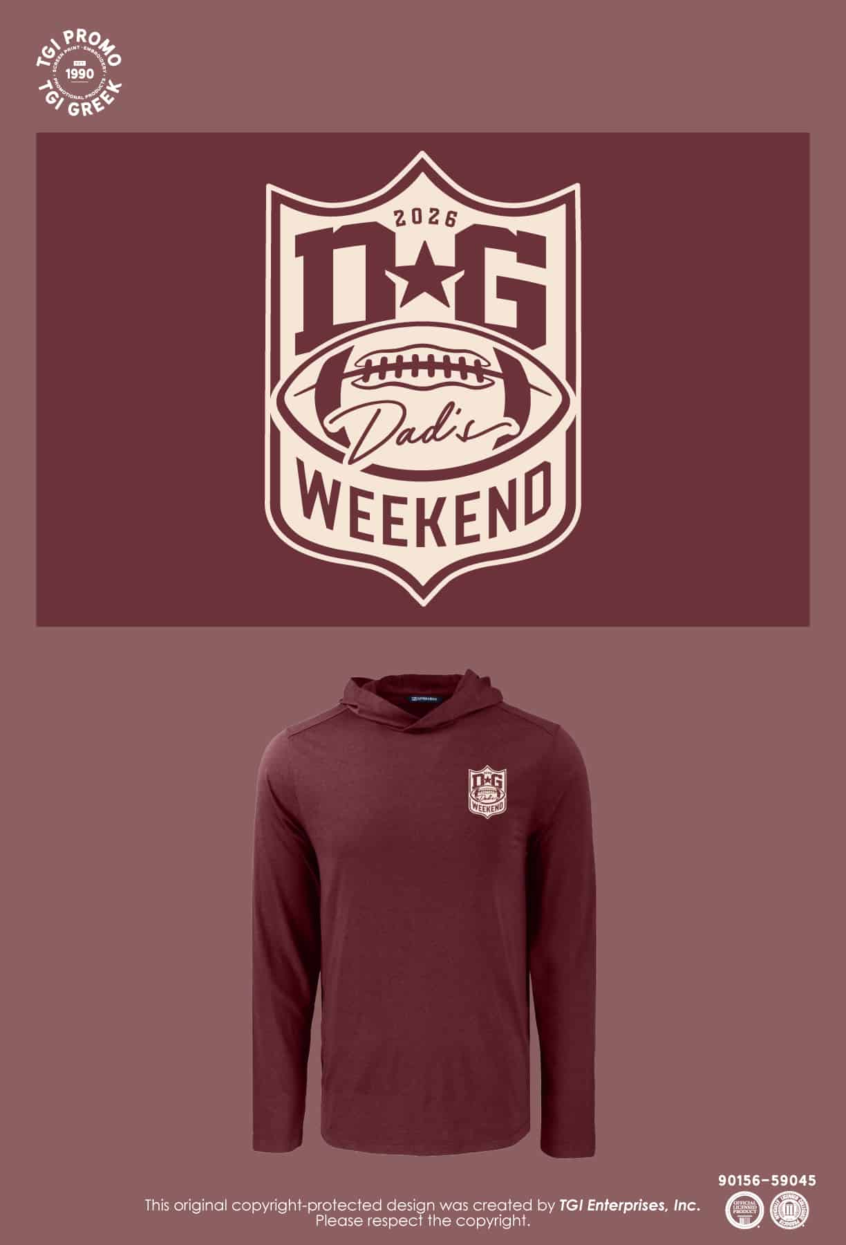 Delta Gamma – TGI Greek Family Weekend Pullover