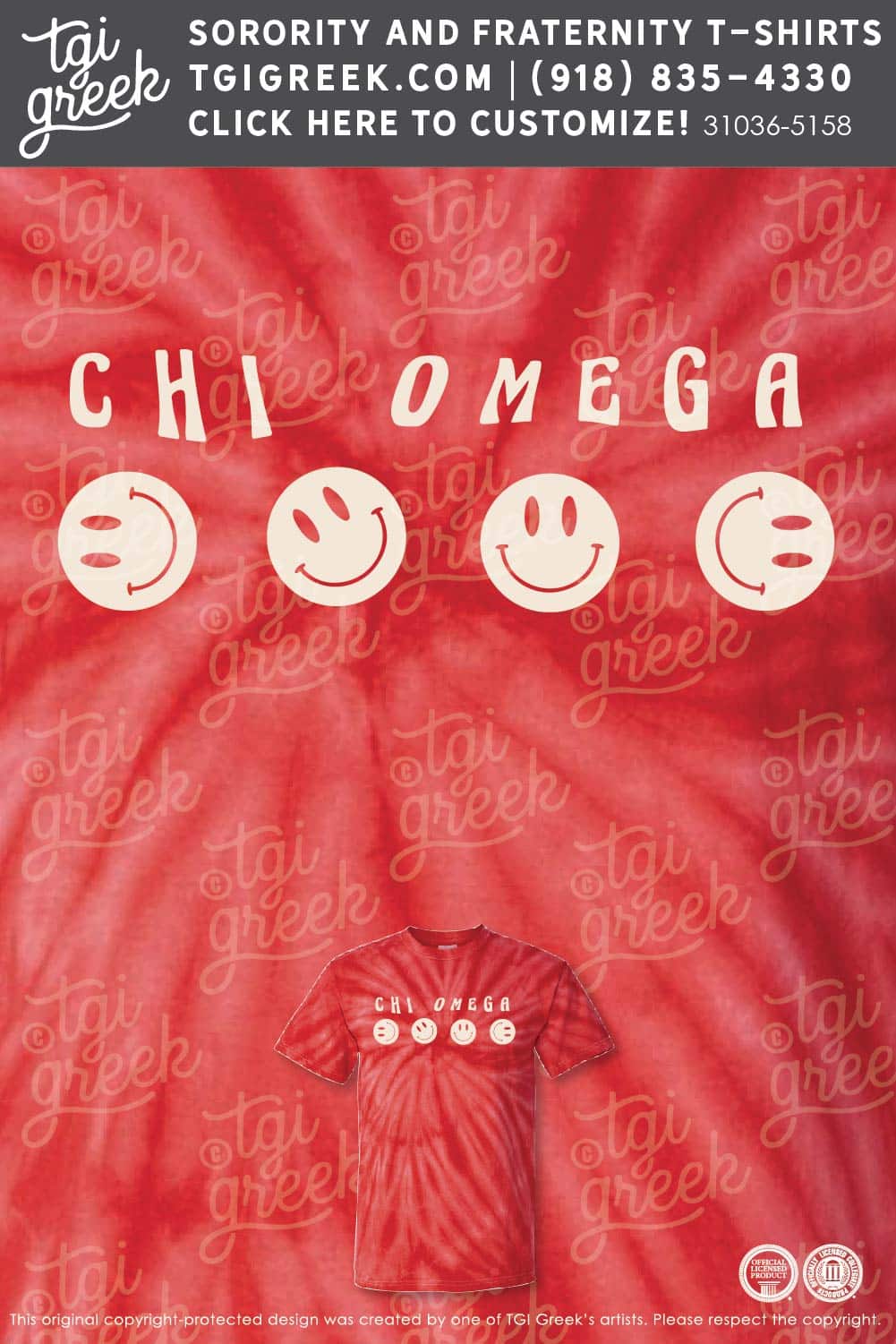 Chi Omega – Recruitment PR Smiley
