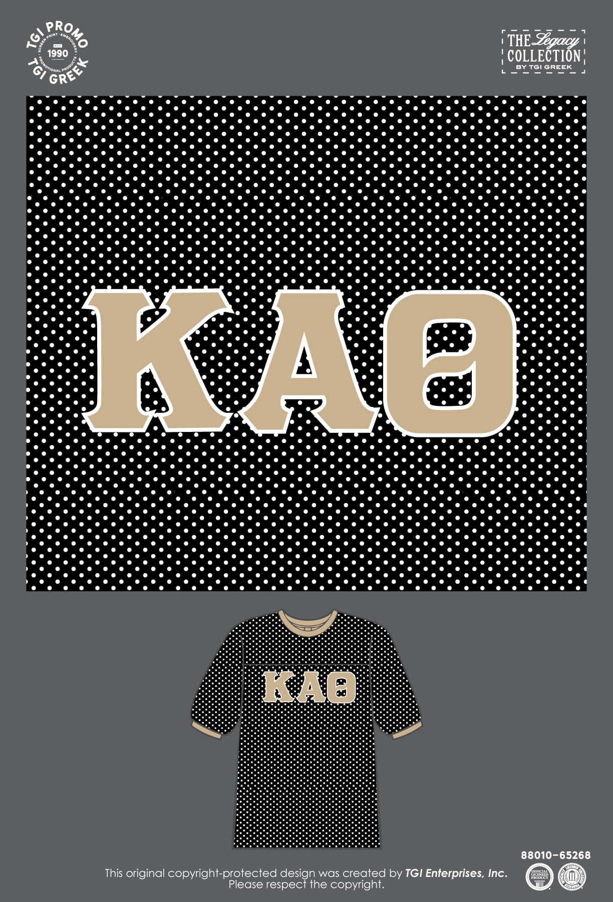 Kappa Alpha Theta – TGI Bid Day Jersey