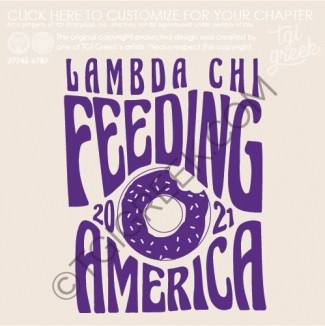 TGI – Lambda Chi Alpha donut Philanthropy