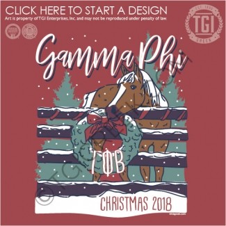 TGI-Gamma Phi Beta Christmas Horse