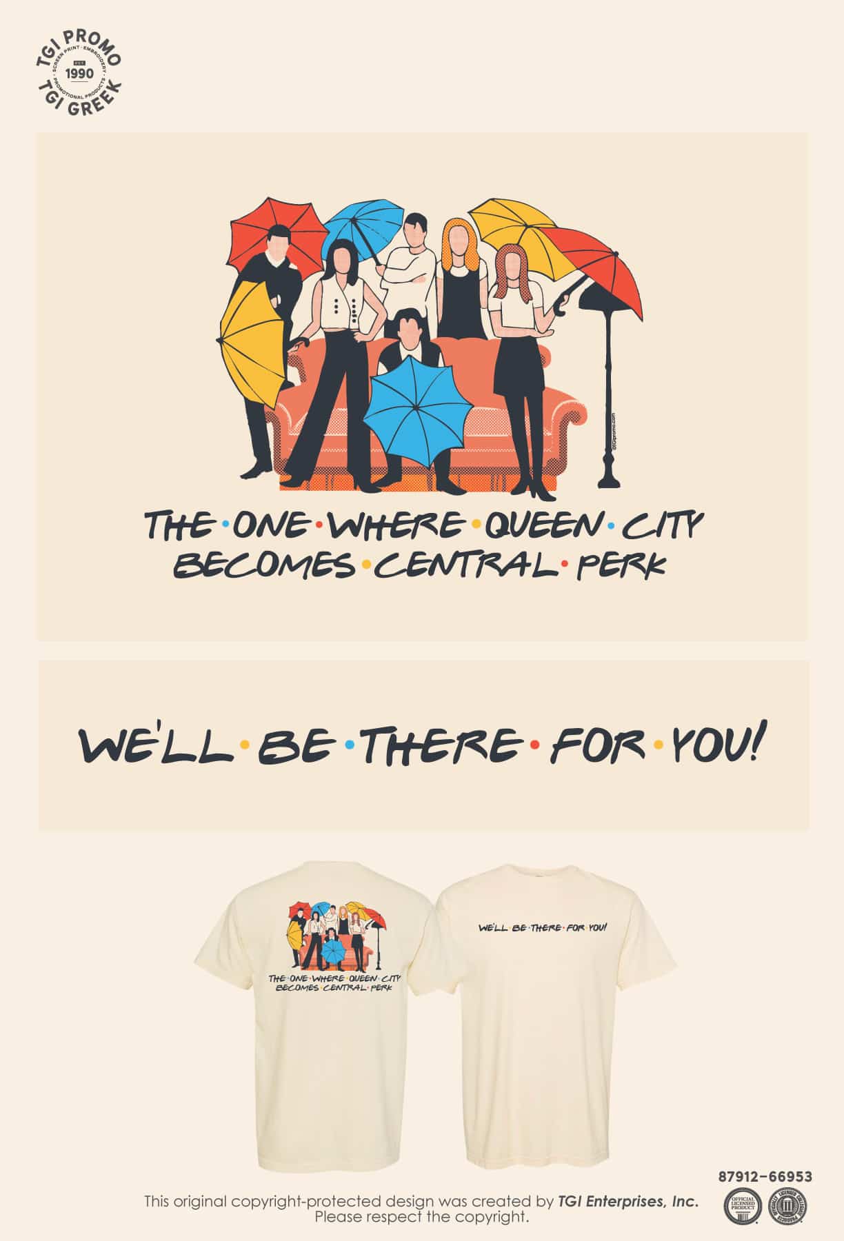 Queen City & Co – Friends Event Tee