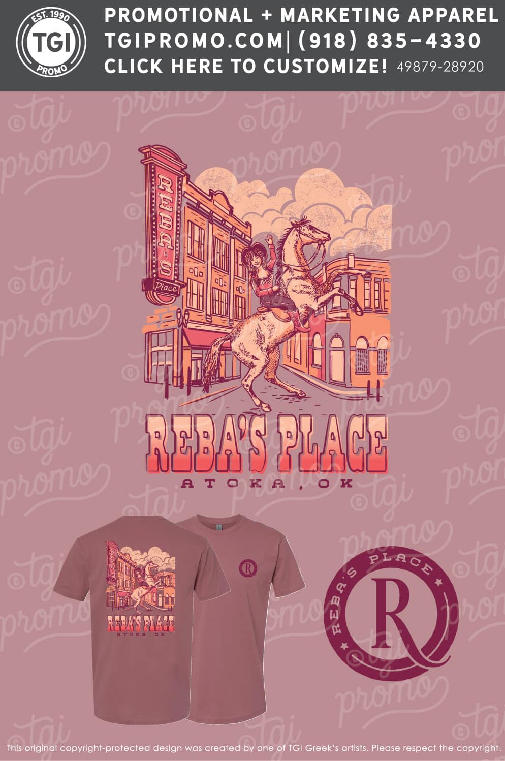 Reba’s Place – Cowgirl Street Shirt