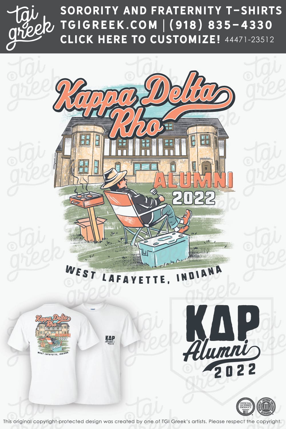 Kappa Delta Rho – PURD Alum Shirt