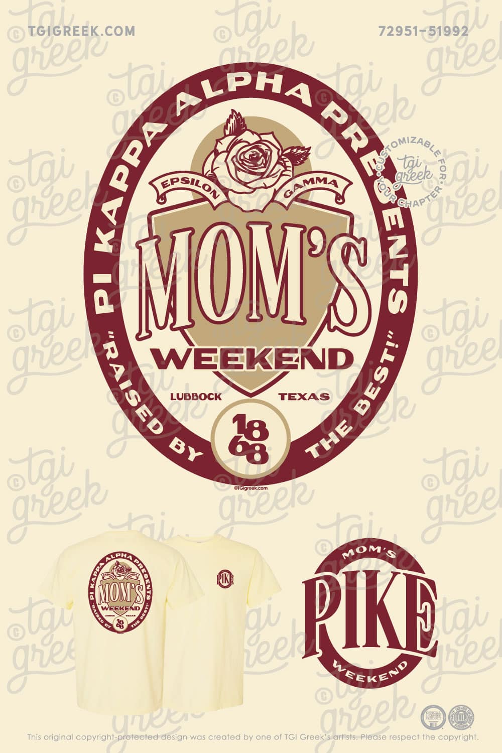 TGI – Pi Kappa Alpha Moms Weekend Badge