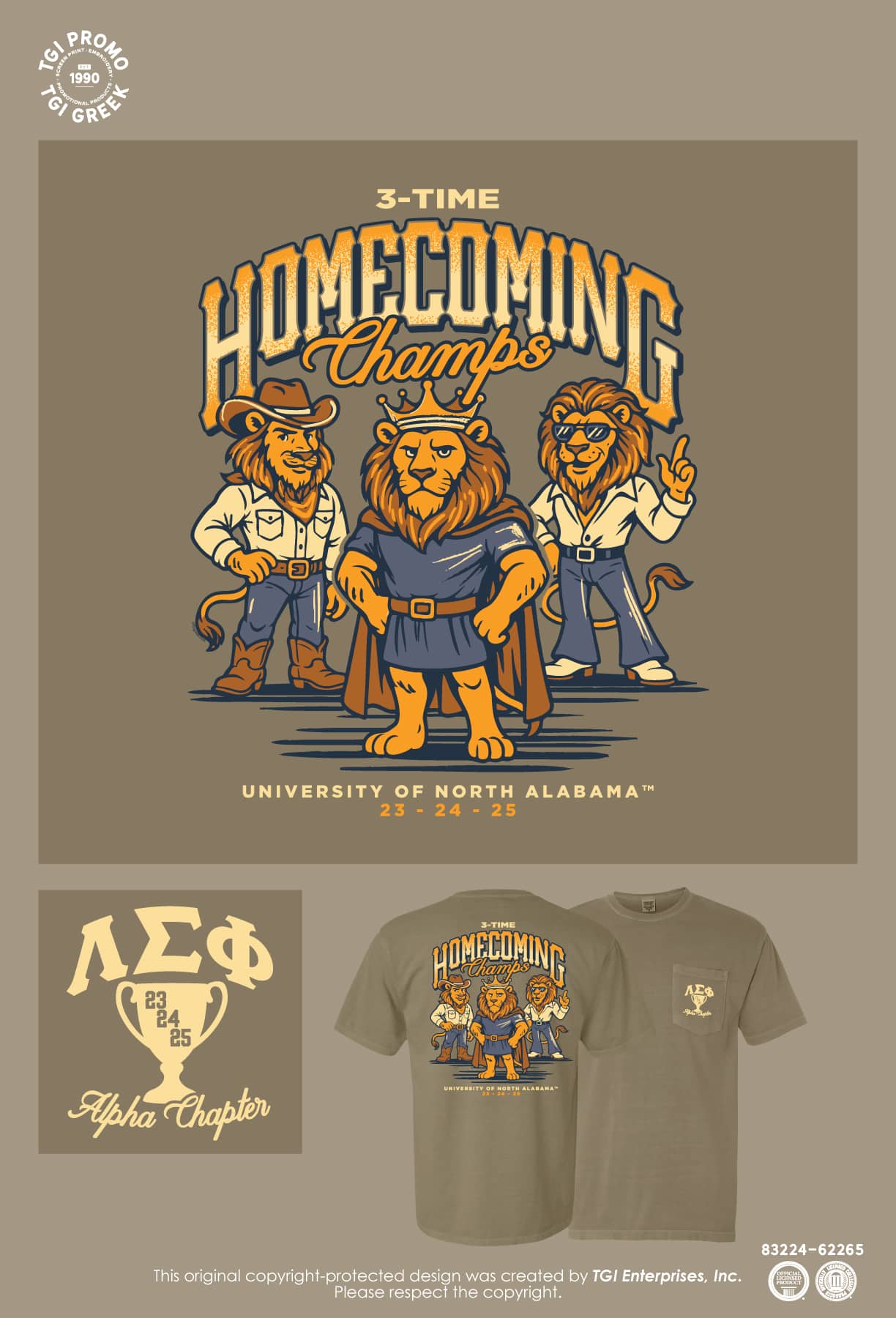 Lambda Sigma Phi – UNA Homecoming Champs
