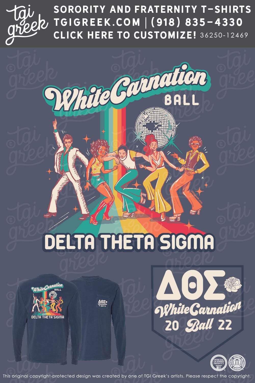 Delta Theta Sigma UMTC White Carnation Ball B