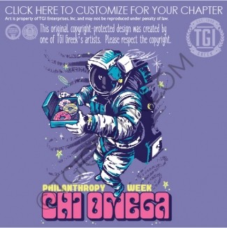 TGI – Chi Omega Astro Donuts 2001