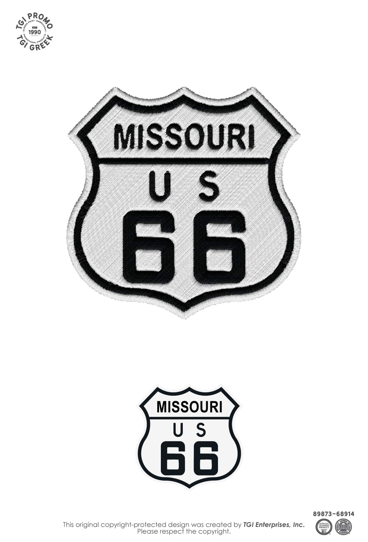 TGI Promo – Cap Cruise Missouri Rt66 Patch