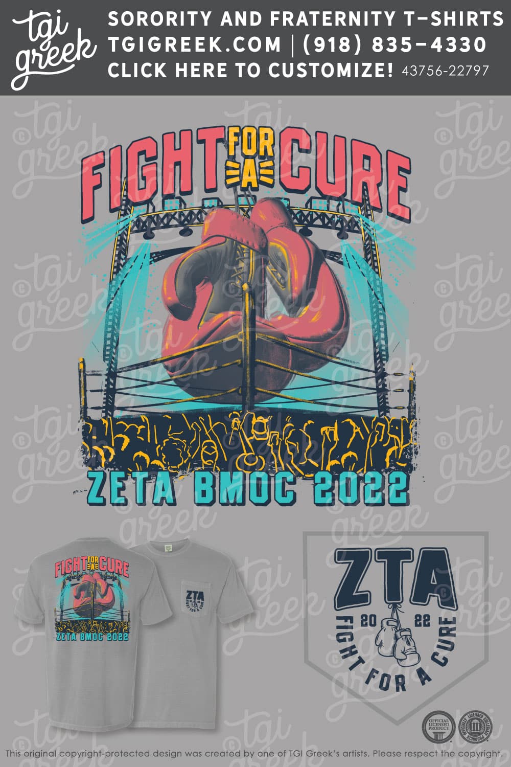 Zeta Tau Alpha – GSU BMOC Pocket Tee