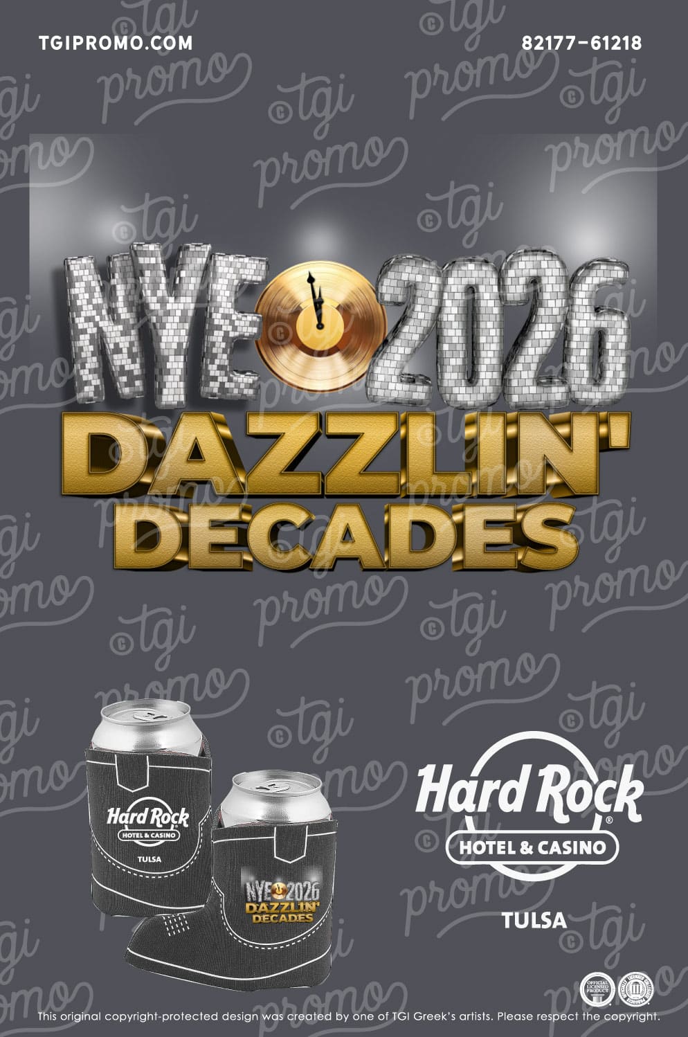 Cherokee Nation Entertainment – NYE Boot Koozies