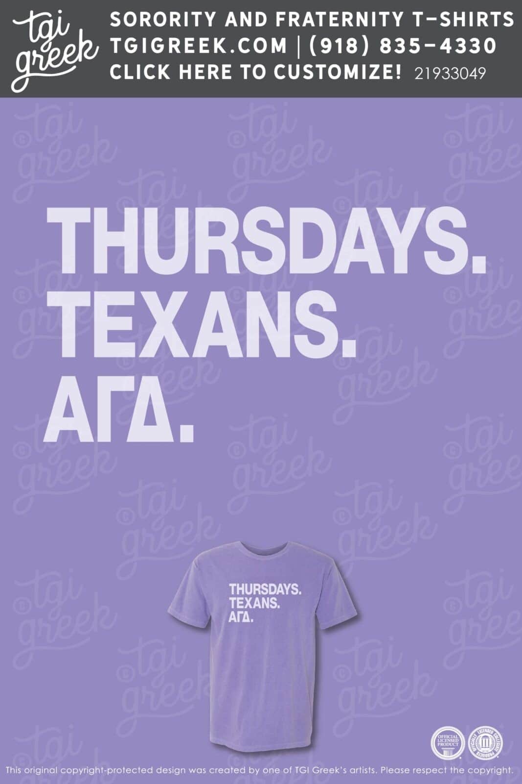 Alpha Gamma Delta – TSU Purple Thursdays