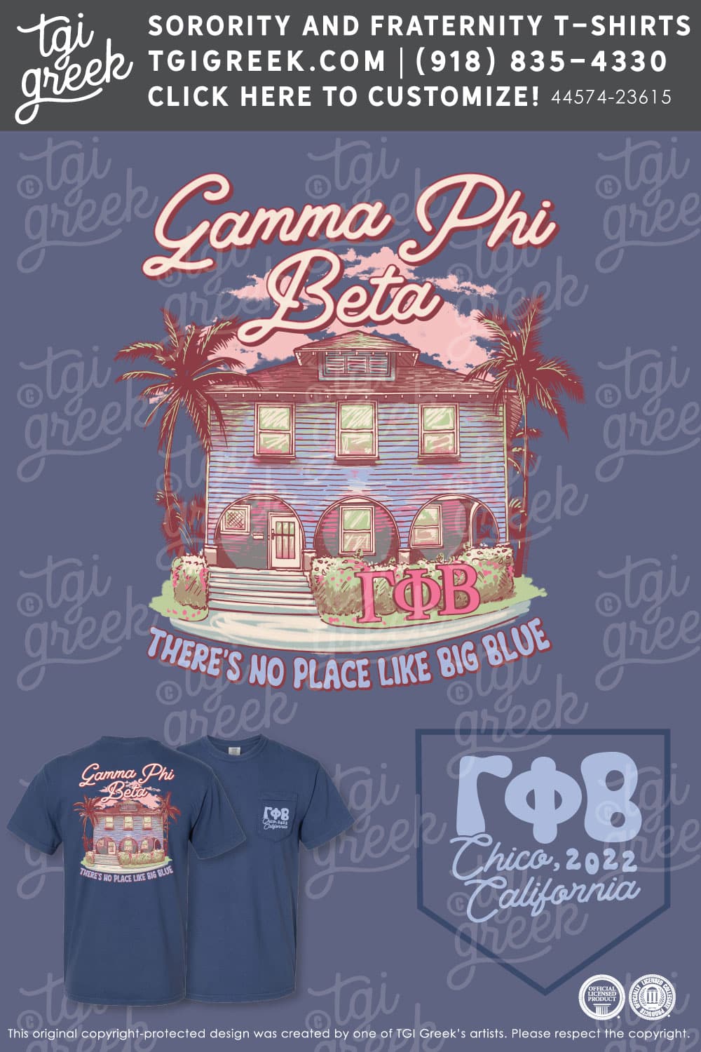Gamma Phi Beta – CSUC PR Merch