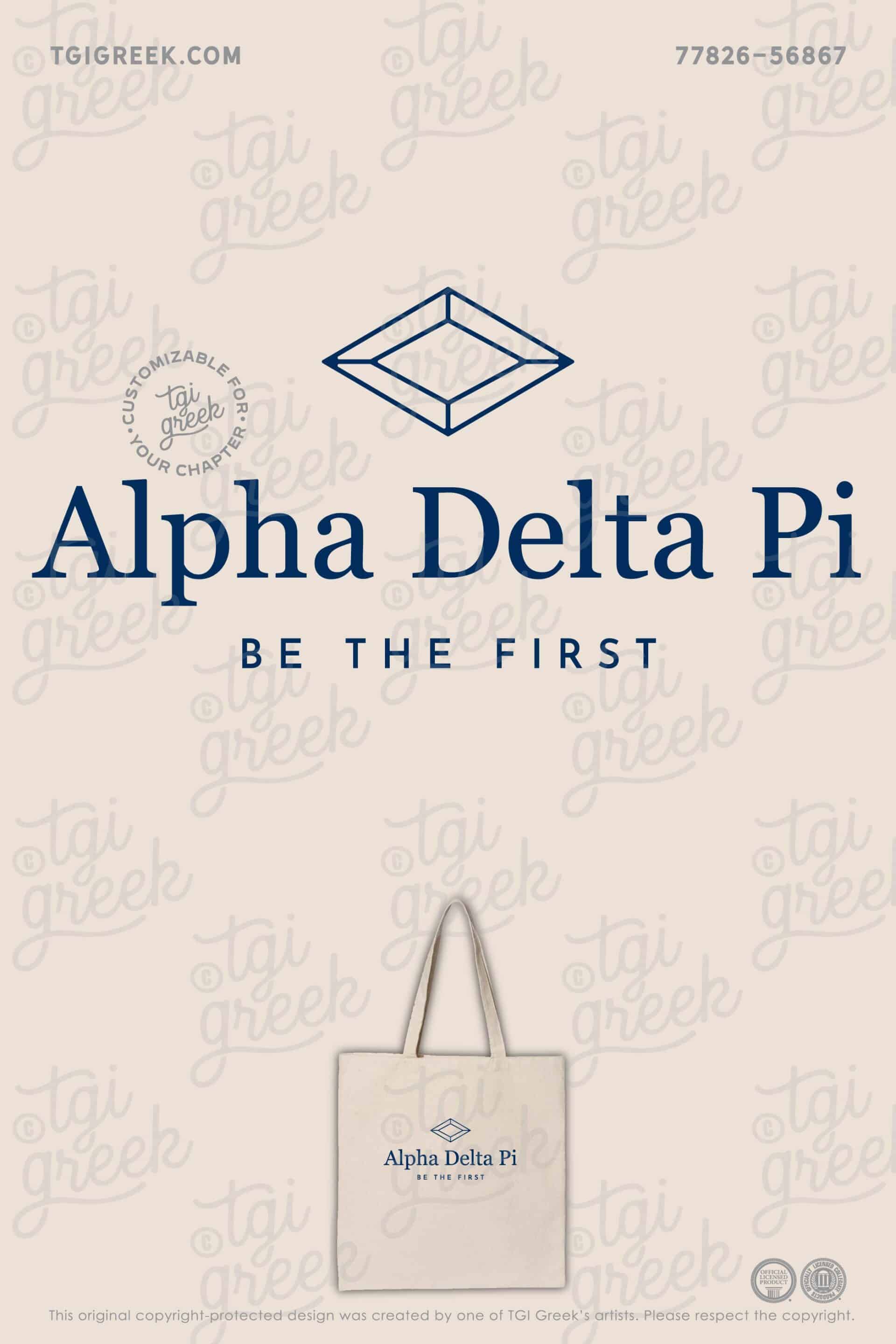 Alpha Delta Pi – KU Tote