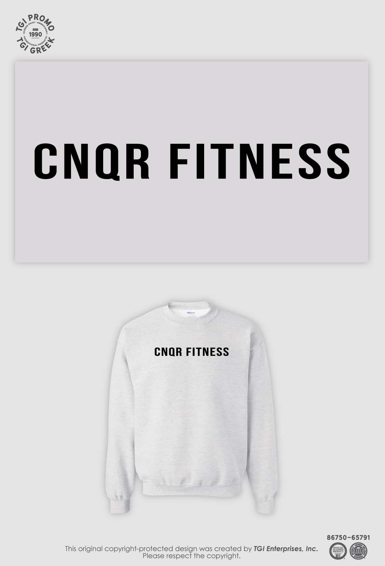 Conquer Fitness Club  – Crewneck