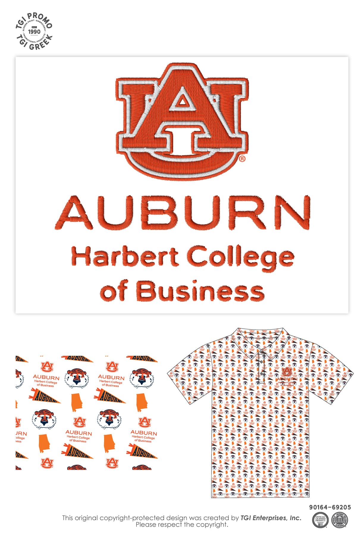 Auburn – TGI Promo Logo Polo