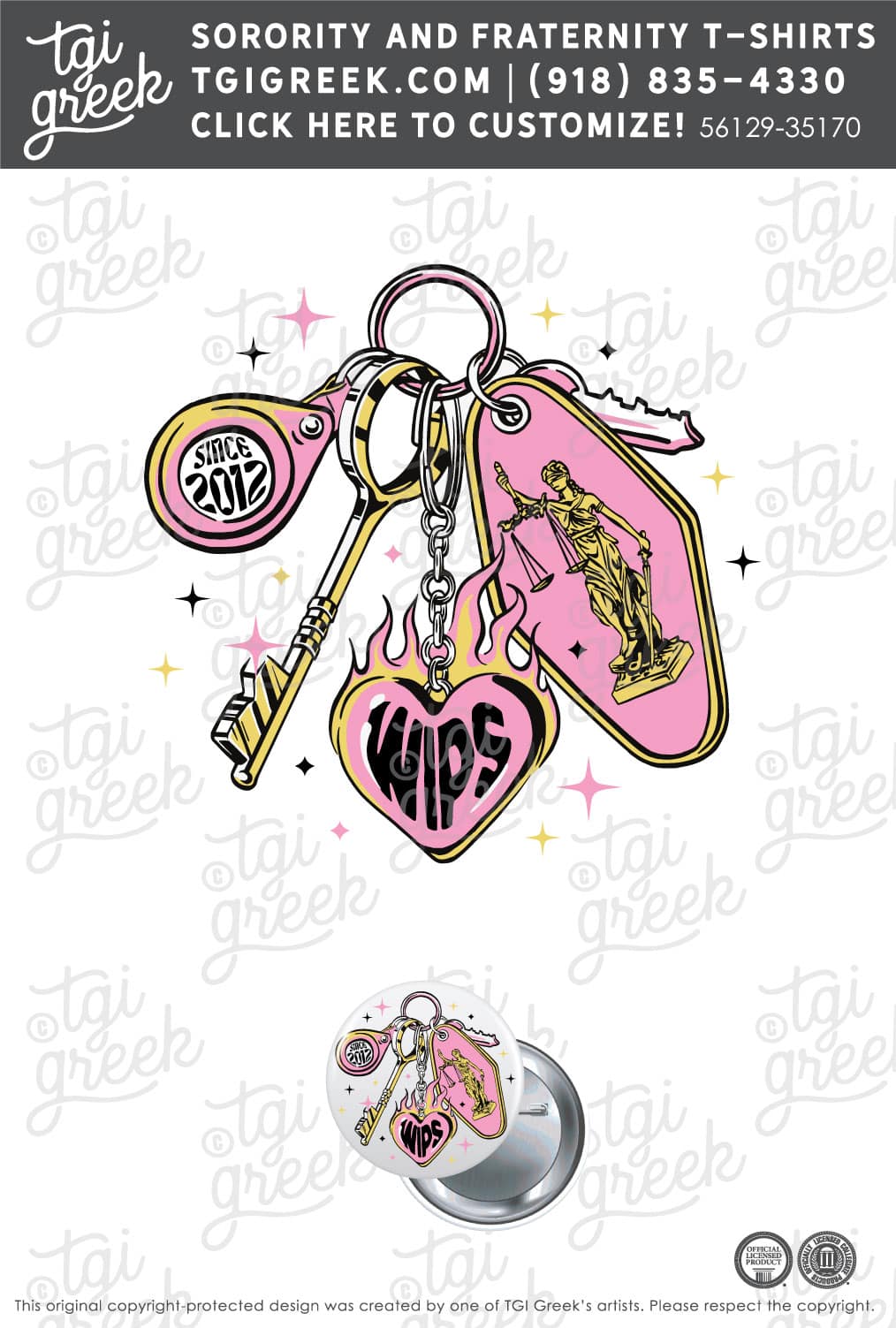 FSU – Women In Pre Law Society Buttons Two
