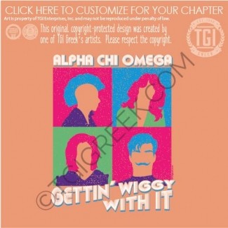 Alpha Chi Omega-KU Wigs Party