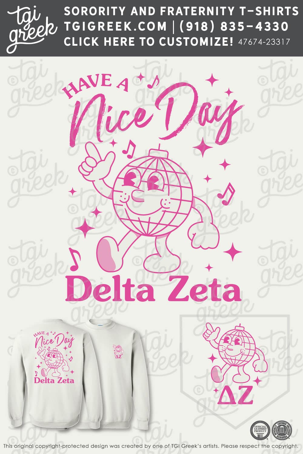 Delta Zeta – CLEM PR Sweatshirts