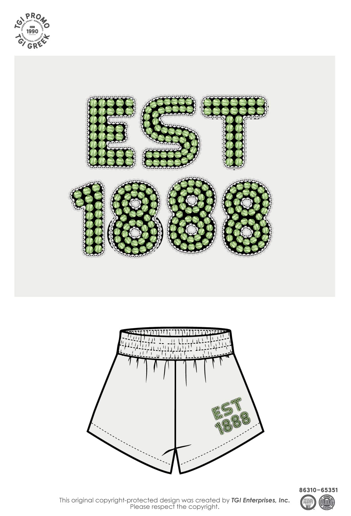 Delta Delta Delta – UGA PR Set Shorts