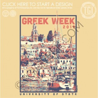 TGI-Greek Week Buildings