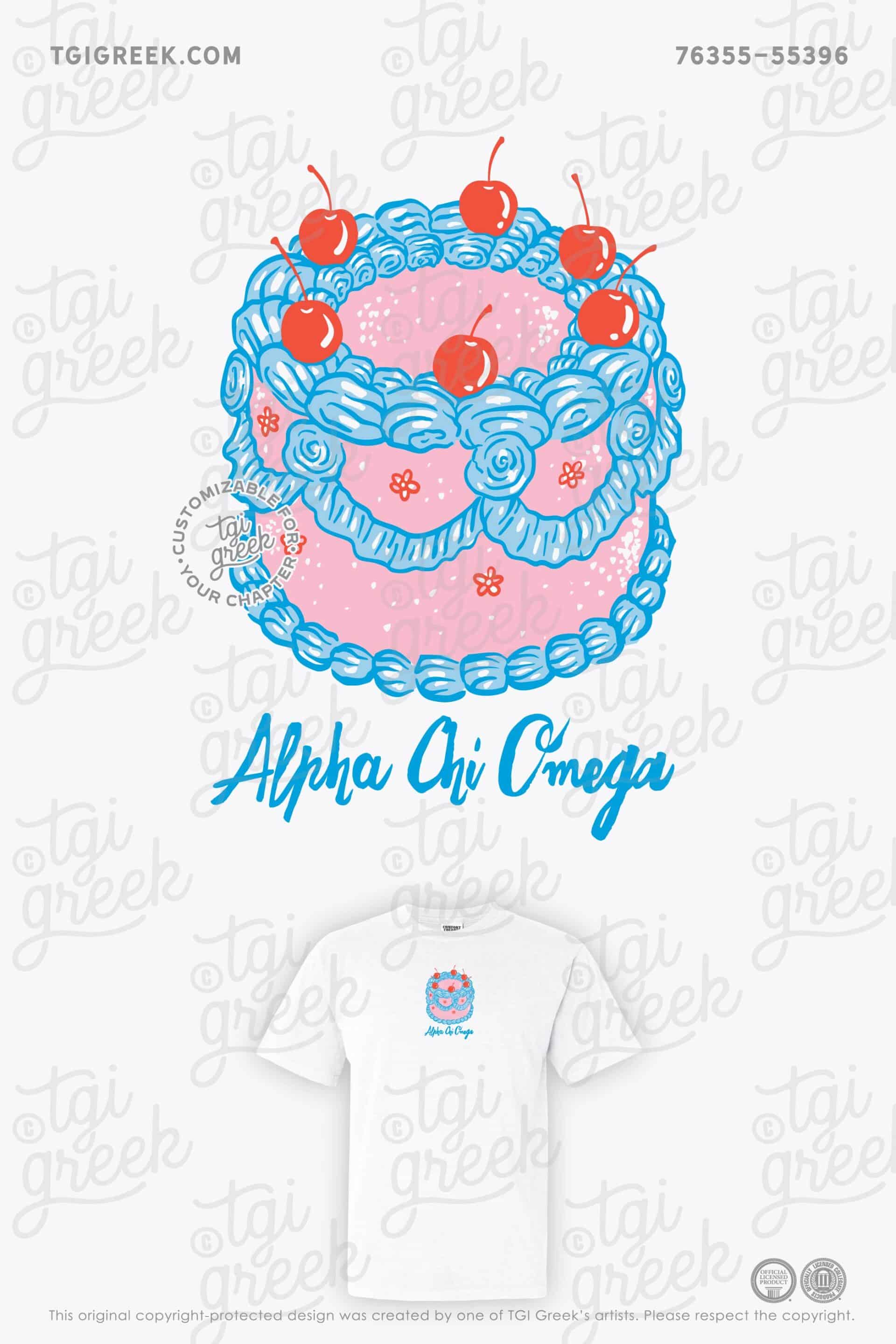 Alpha Chi Omega – Cake Tee
