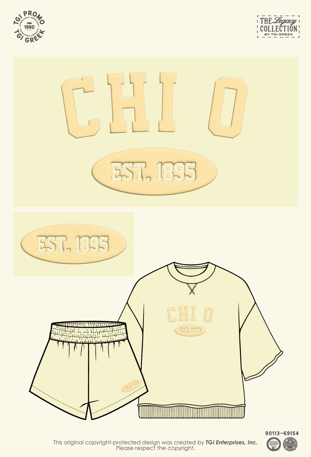 Chi Omega – TGI Greek New Stock Warm Up Set