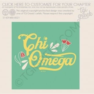 TGI – Chi Omega Color Block