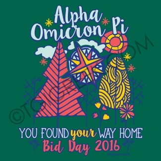 Alpha Omicron Pi-CU Bid Day