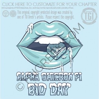 Alpha Omicron Pi Bid Day