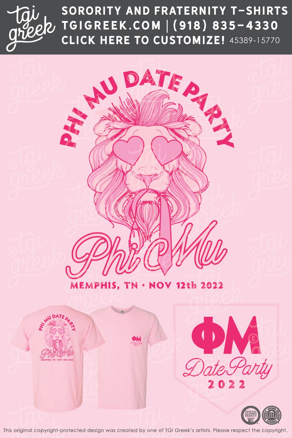 Phi Mu – MEM Date Party