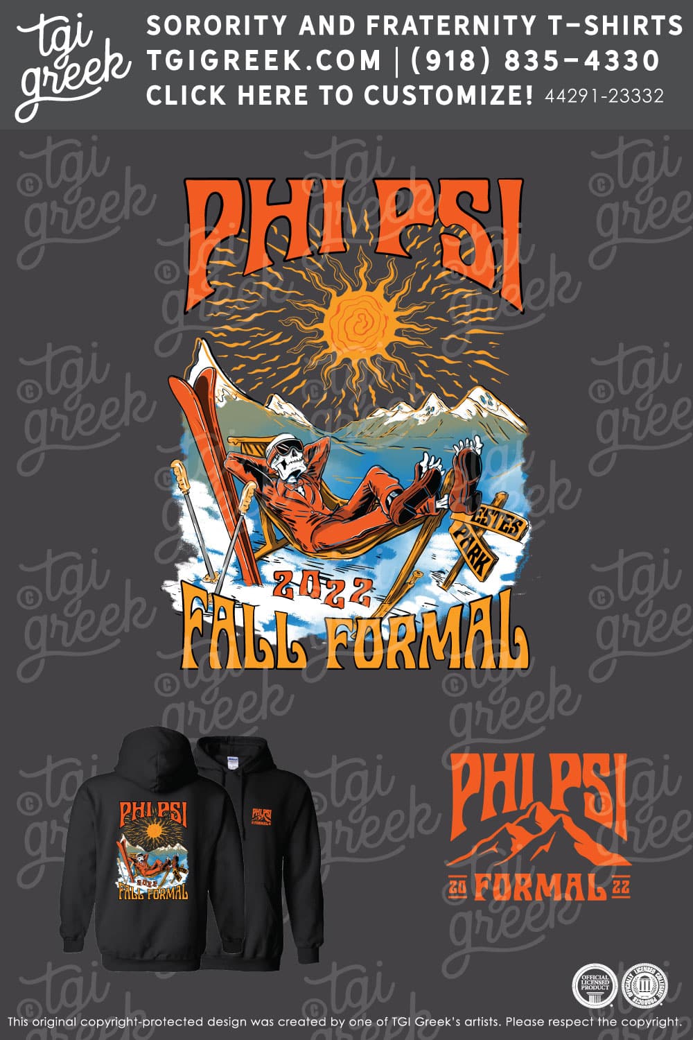 Phi Kappa Psi UCOL Formal Hoodies