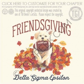 TGI-Delta Sigma Epsilon friendsgiving