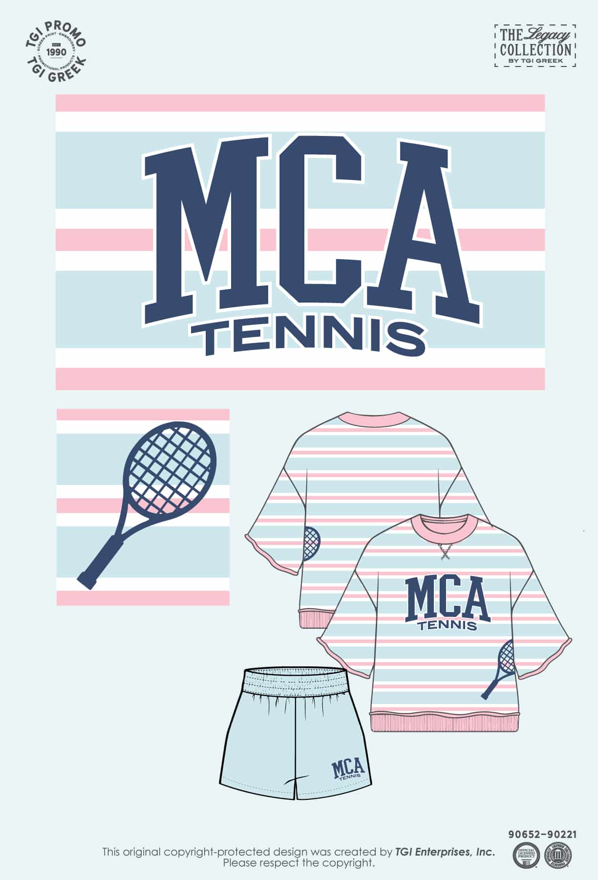 TGI Promo – New Stock Tennis Striped Set