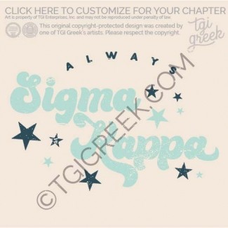 Sigma Kappa – groovy Stars