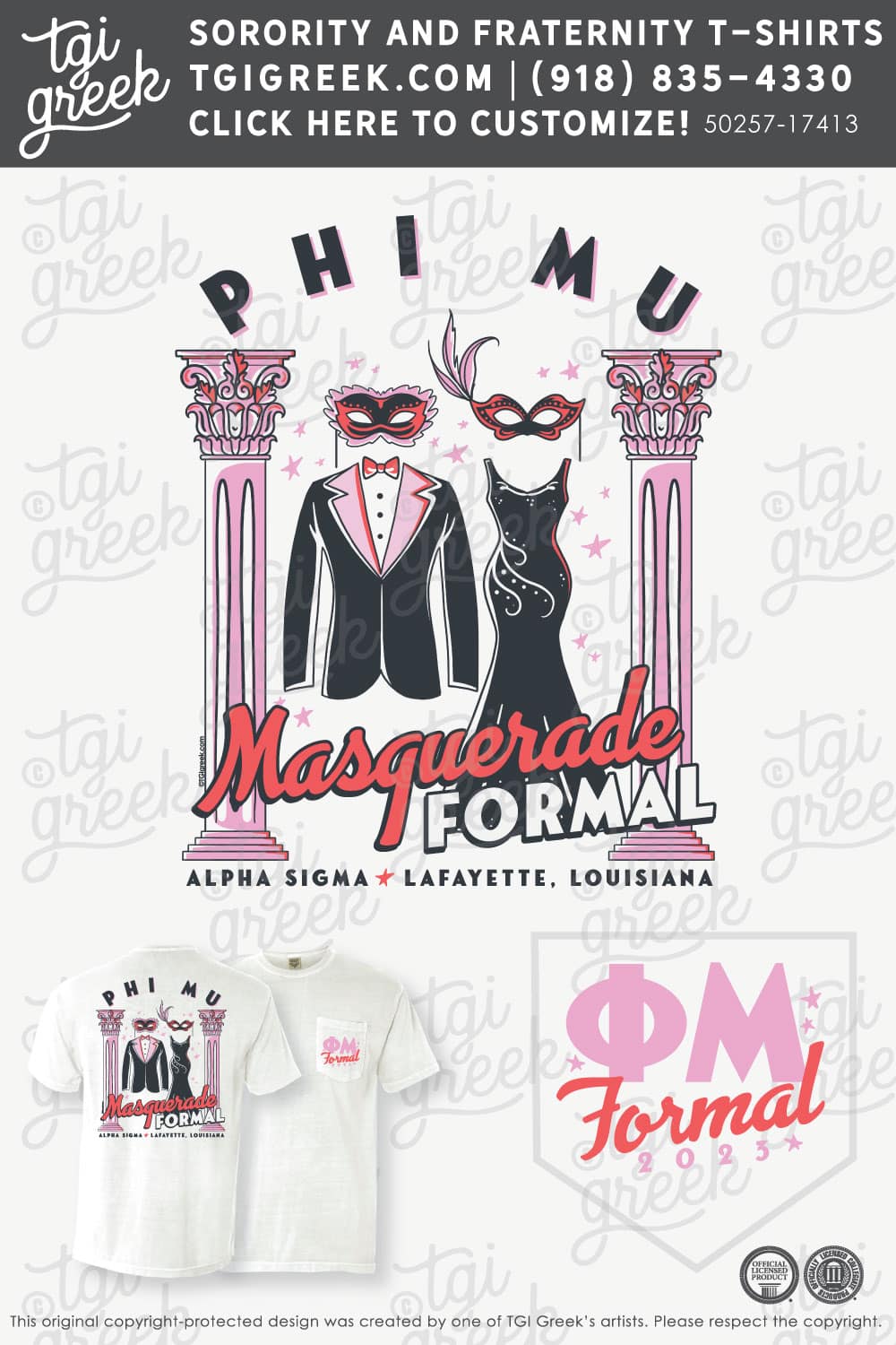 Phi Mu – ULL Masquerade Formal